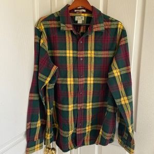 🌹LL BEAN🌹 VINTAGE FLANNEL SIZE XL